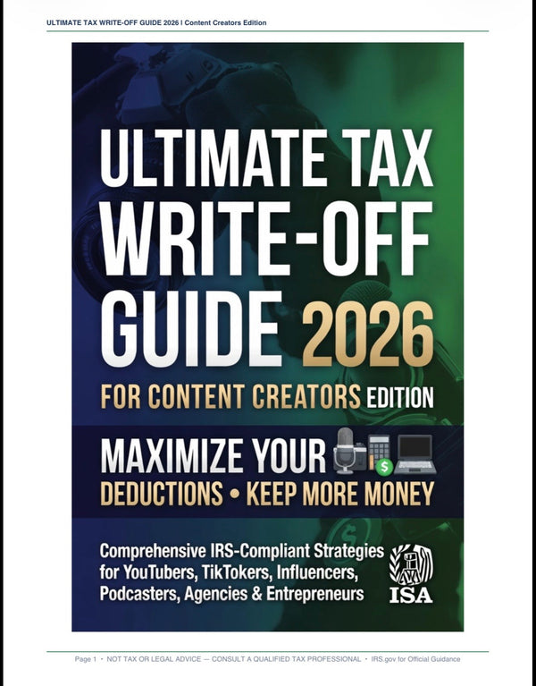 Tax Shield Pro — Complete Creator Bundle 2026